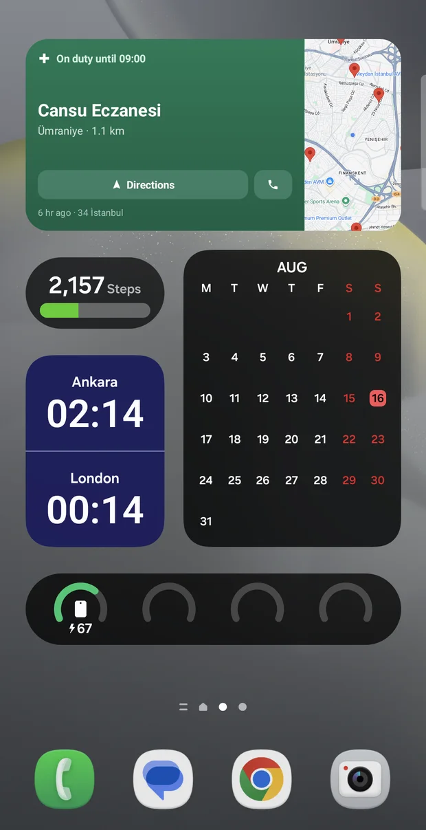 Eczanow — home screen widget