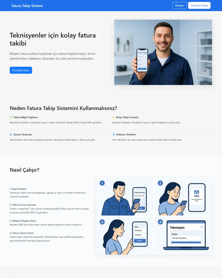 Invoice Collection System — overview page