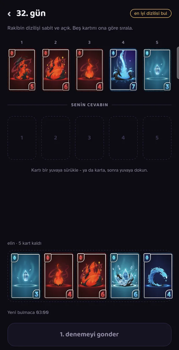 Outguess — günlük bulmaca tahtası